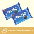 Colorful printing plastic bag with logo printed for biscuit